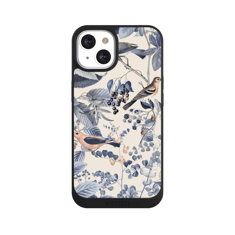 iPhone 13 NIVOpure Vögel und Beeren in Beige