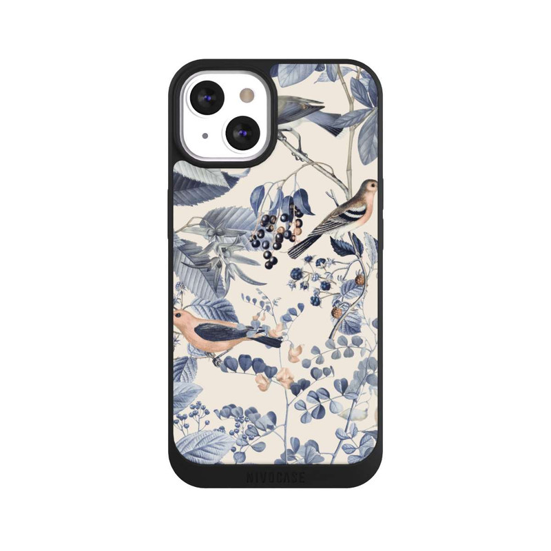 iPhone 13 NIVOpure Oiseaux Et Baies en Beige