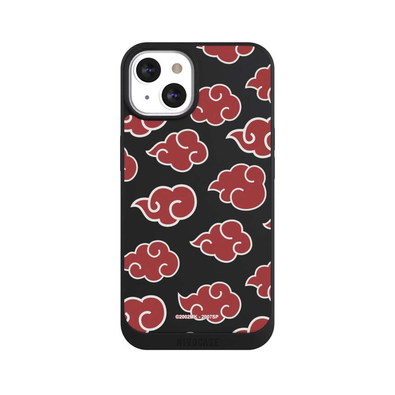 iPhone 13 NIVOpure Akatsuki Pattern Transparent