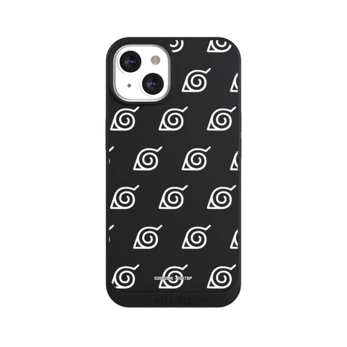 Apple iPhone 13 NIVOpure white Konoha-Pattern Transparent