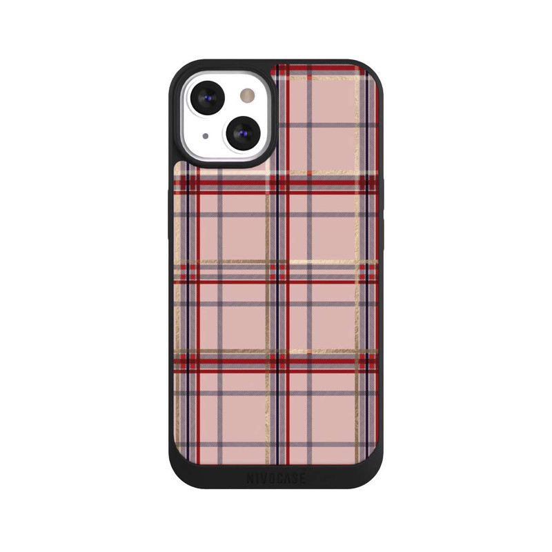 iPhone 13 NIVOpure TARTAN PINK