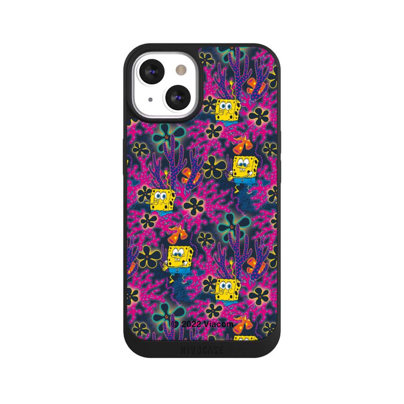 iPhone 13 NIVOpure Spongebob - Coral Muster