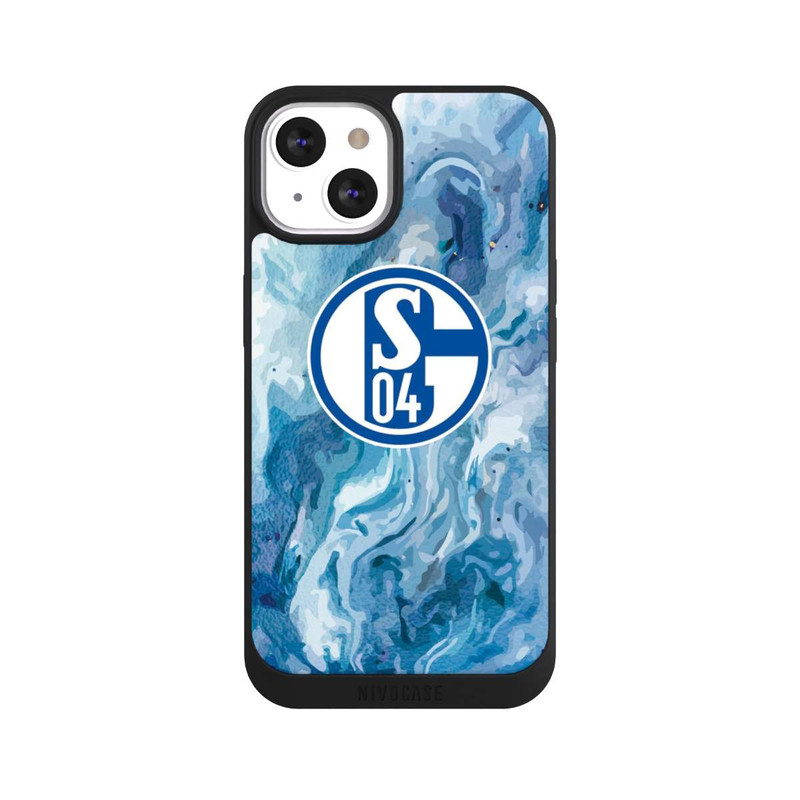 iPhone 13 NIVOpure Schalke 04 Flüssig Blau