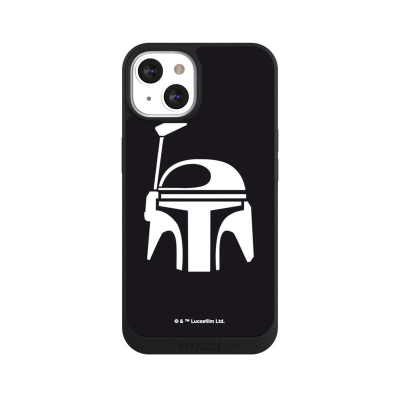 iPhone 13 NIVOpure Casque Boba Fett Noir