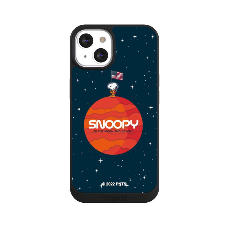 iPhone 13 NIVOpure Snoopy Voyageur de l'espace Orange