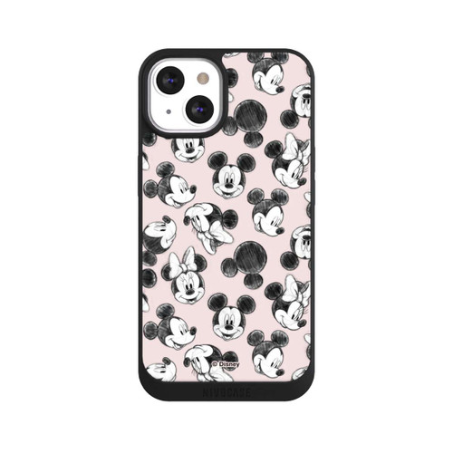 Apple iPhone 13 NIVOpure Minnie &amp; Mickey Viele Gesichter Pink