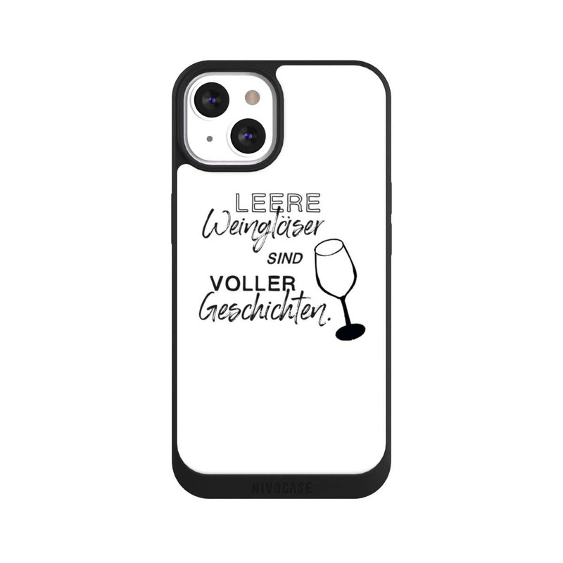 iPhone 13 NIVOpure Leere Weingläser