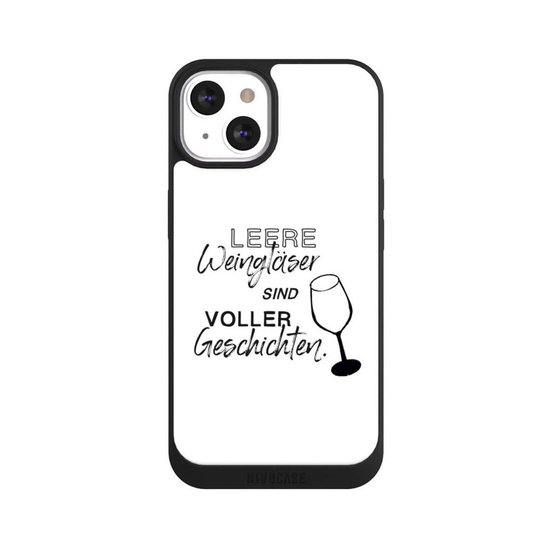 iPhone 13 NIVOpure Leere Weingläser