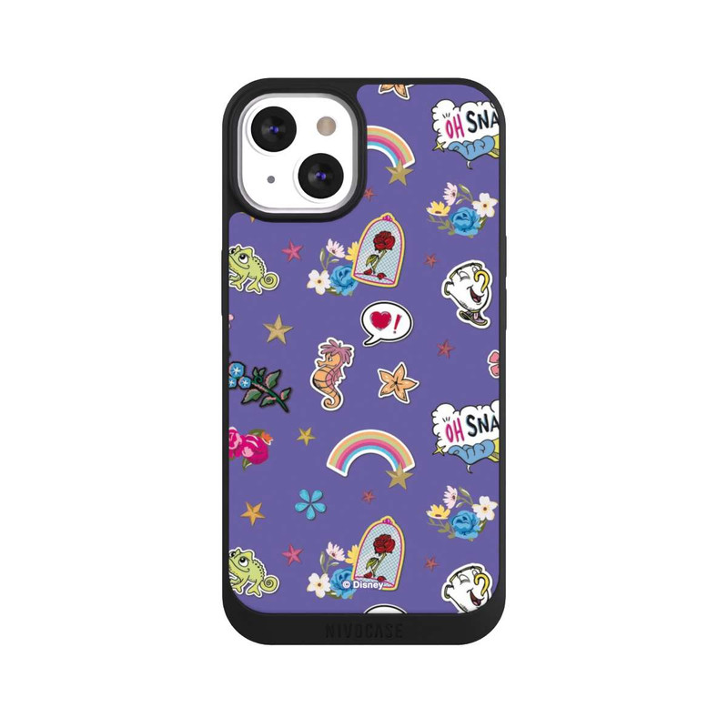 iPhone 13 NIVOpure Princess Pattern Purple Disney Princess