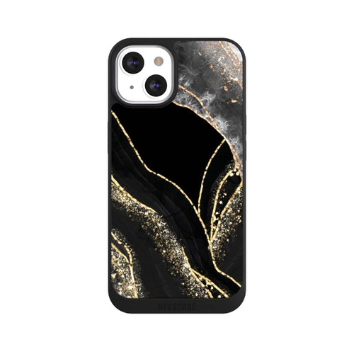 Apple iPhone 13 NIVOpure Dark Marble Gold