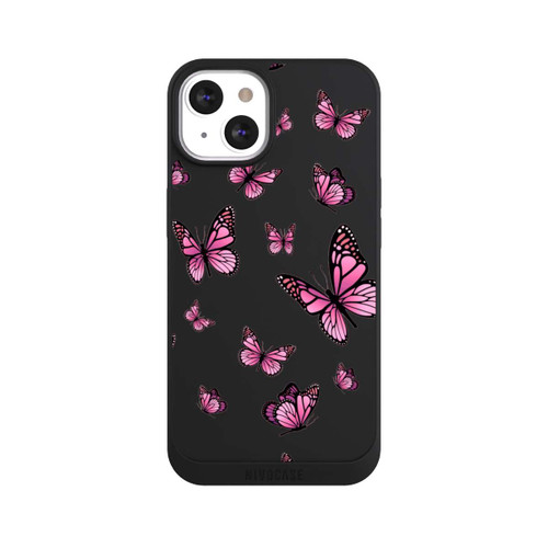 Apple iPhone 13 NIVOpure Butterflies pink