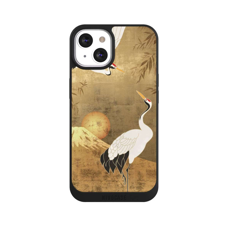 iPhone 13 NIVOpure Kraniche Gold Japan 1