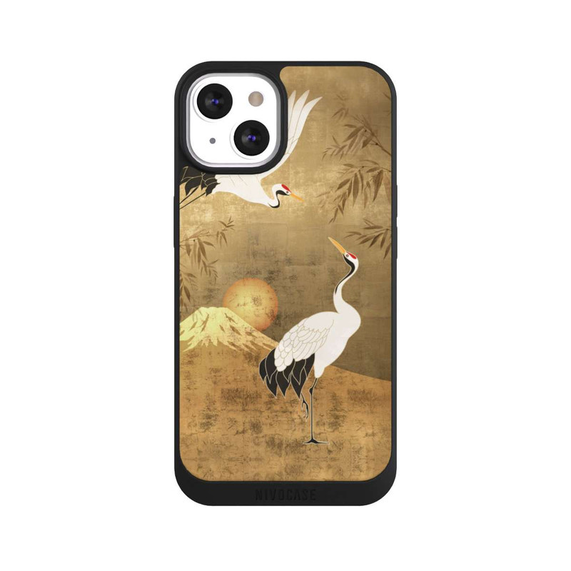 iPhone 13 NIVOpure Grues Japonaises Or 2