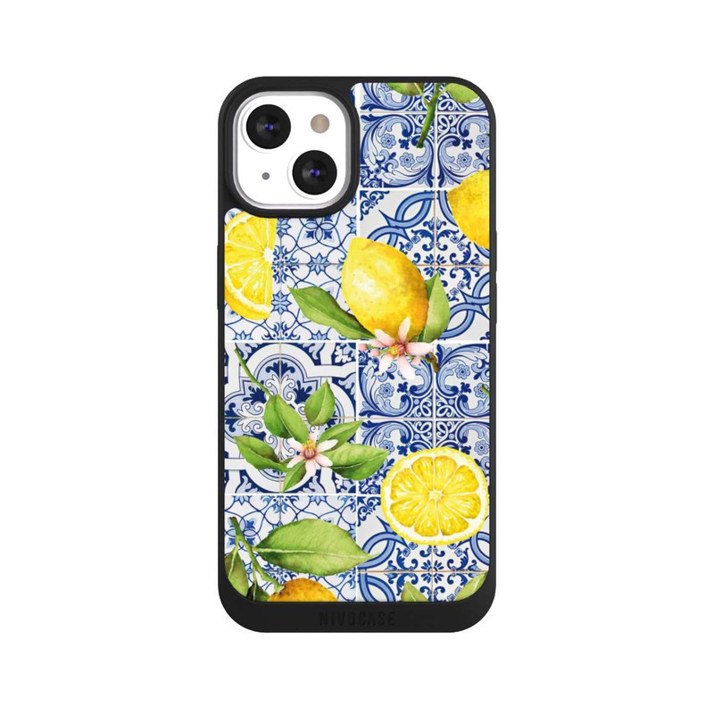iPhone 13 NIVOpure Griechische Zitronen Muster