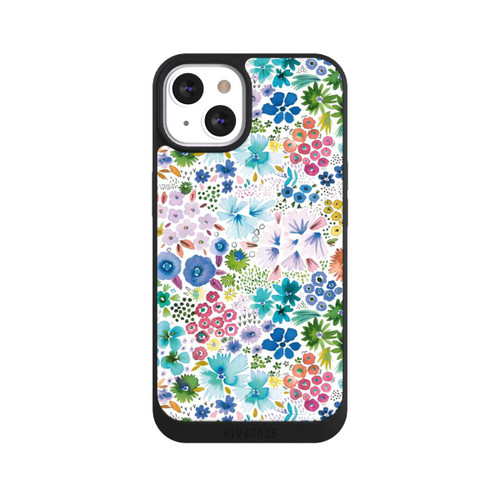 Apple iPhone 13 NIVOpure Kunstvolle kleine Frühlingsblumen blau
