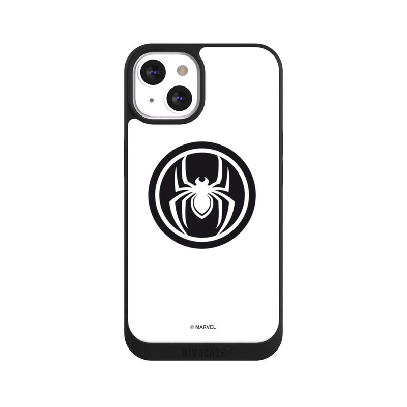 iPhone 13 NIVOpure Spider-Man Spider Logo White