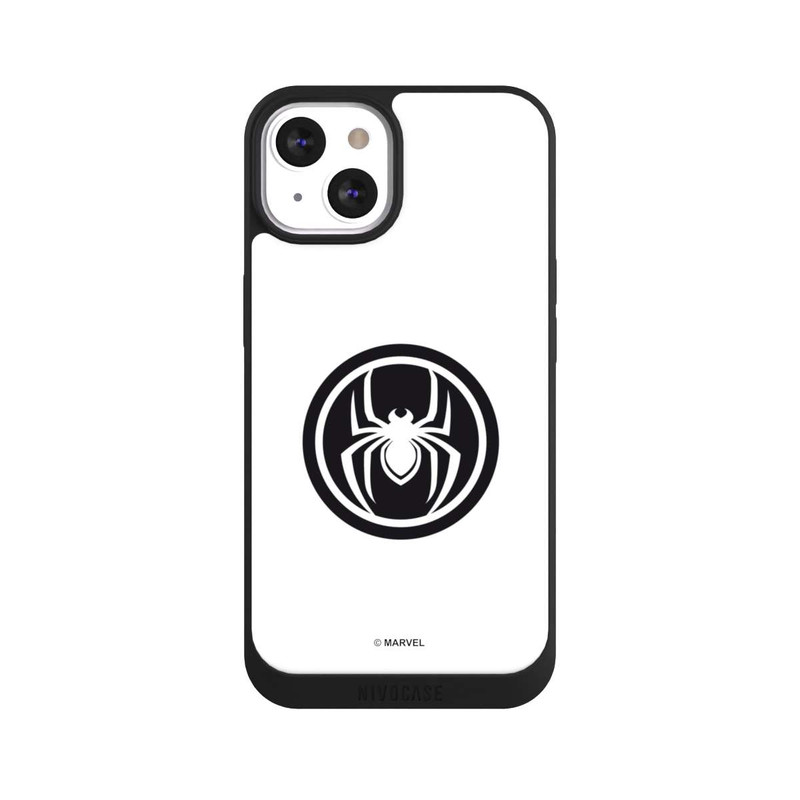 iPhone 13 NIVOpure Spider-Man Logo White