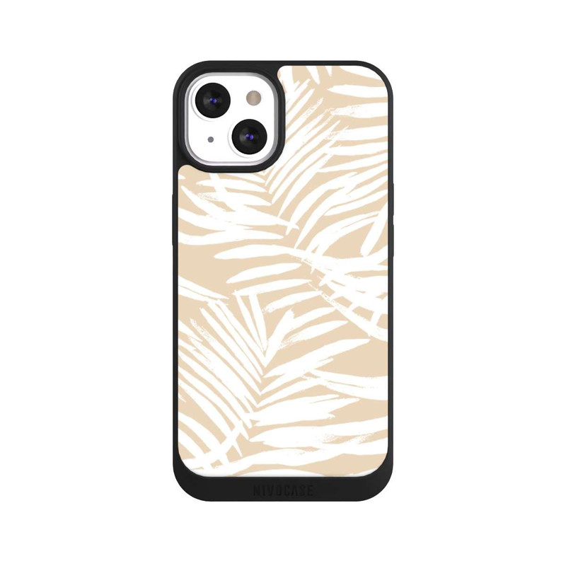 iPhone 13 NIVOpure Beige Boho Fern Background