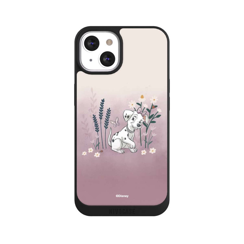 iPhone 13 NIVOpure Les 101 Dalmatiens avec des fleurs