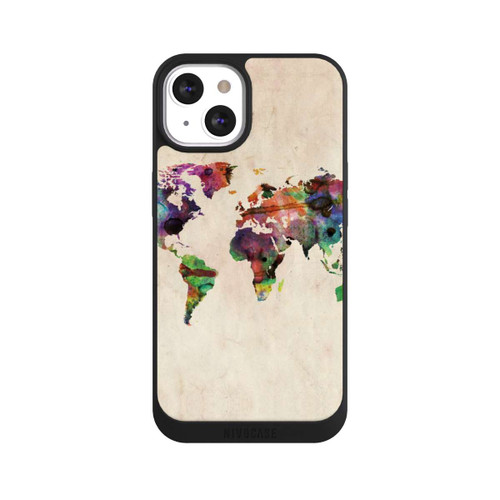 Apple iPhone 13 NIVOpure World Map by Michael Tompsett