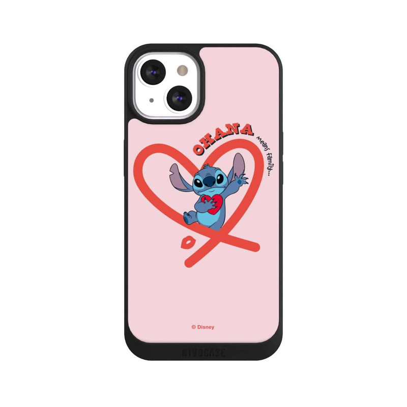 iPhone 13 NIVOpure Stitch Ohana Rosa Herz