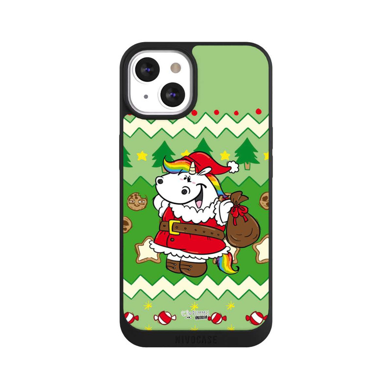 iPhone 13 NIVOpure Ugly Christmas Pummeleinhorn Grün
