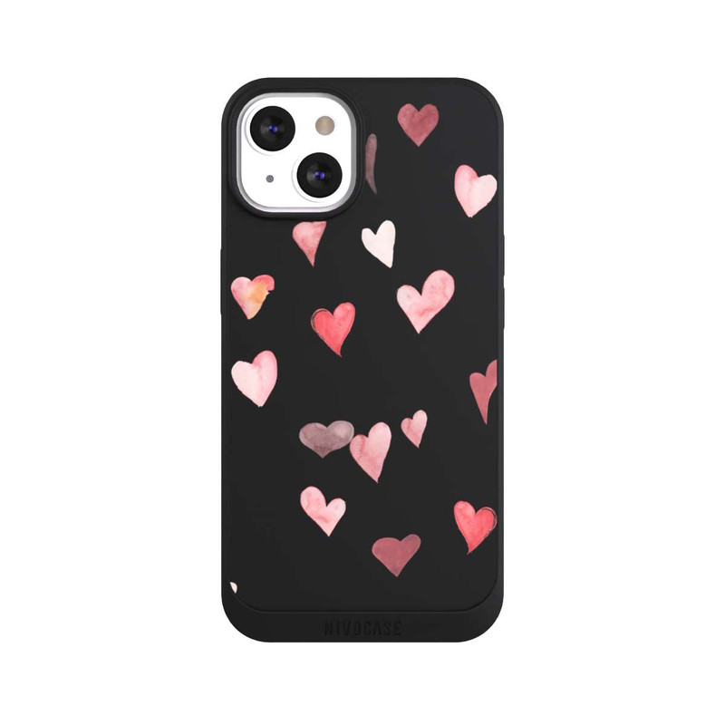 iPhone 13 NIVOpure Coeurs de Saint-Valentin tombant