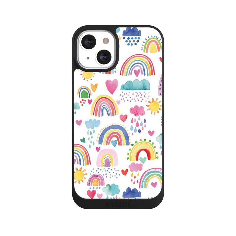 iPhone 13 NIVOpure Schöne Regenbogen-Multi-Rot