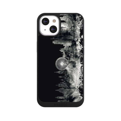 Apple iPhone 13 NIVOpure London Skyline BW Black