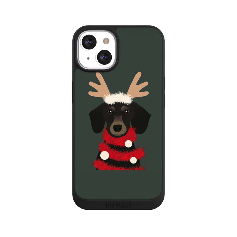 iPhone 13 NIVOpure teckel de Noël