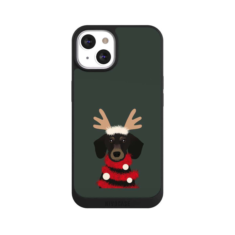 iPhone 13 NIVOpure teckel de Noël