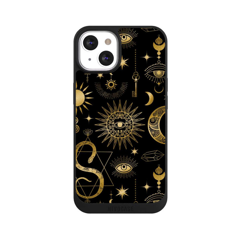 iPhone 13 NIVOpure Himmlische Sonne und Mond Steampunk