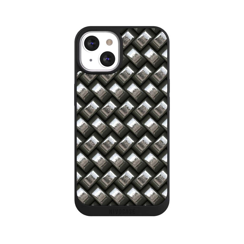 iPhone 13 NIVOpure Glamour Silver Metal