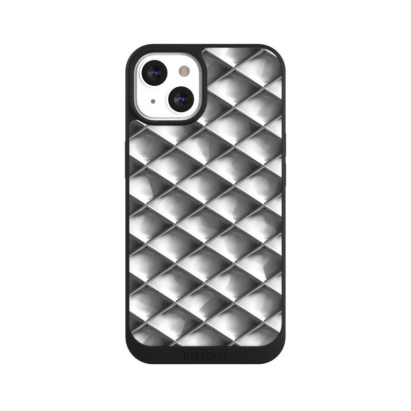 iPhone 13 NIVOpure Carrés argentés Glamour