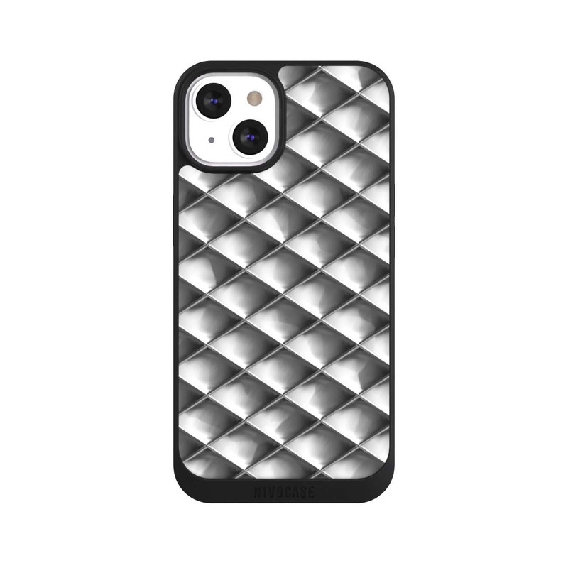 iPhone 13 NIVOpure Carrés argentés Glamour