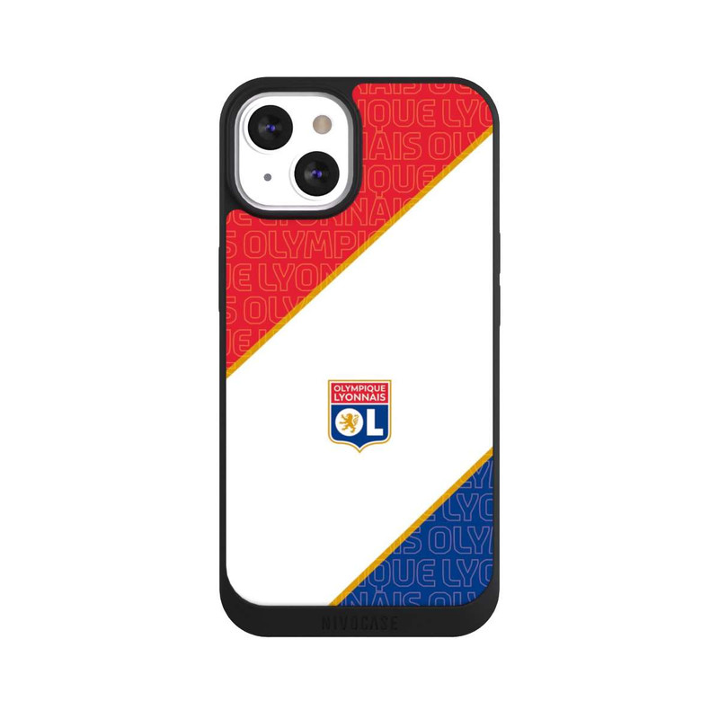 iPhone 13 NIVOpure Logo OL rouge et bleu