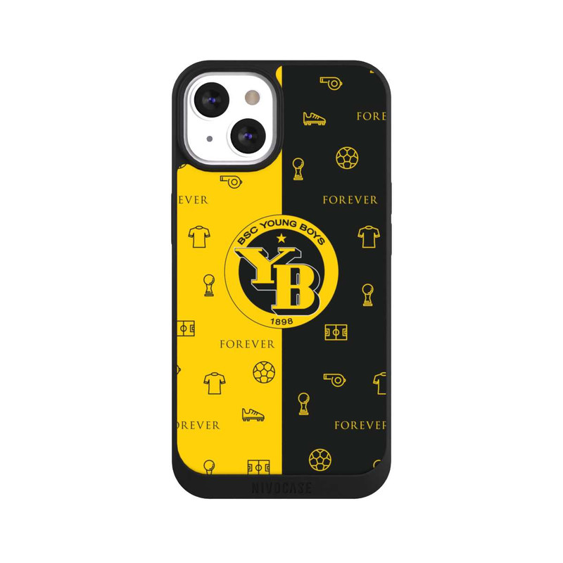 iPhone 13 NIVOpure BSC YB Yellow Black Pattern