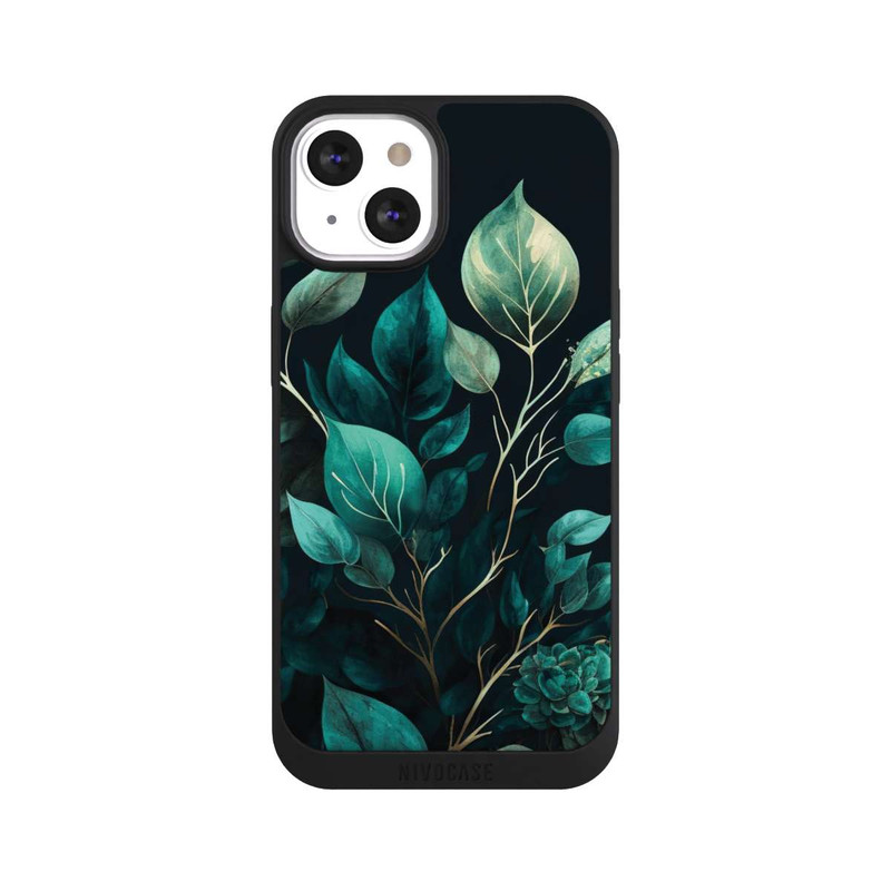 iPhone 13 NIVOpure Eucalyptus Fond Sombre