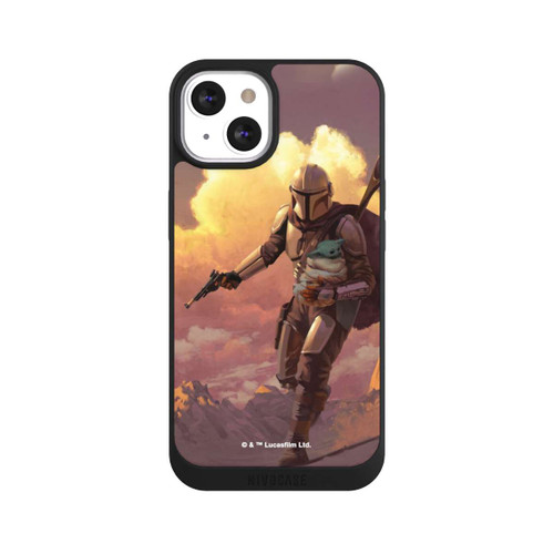 Apple iPhone 13 NIVOpure Les nuages ​​du coucher du soleil Mandalorien et Grogu