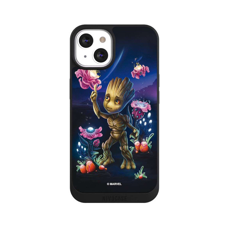 iPhone 13 NIVOpure Baby Groot Fleurs