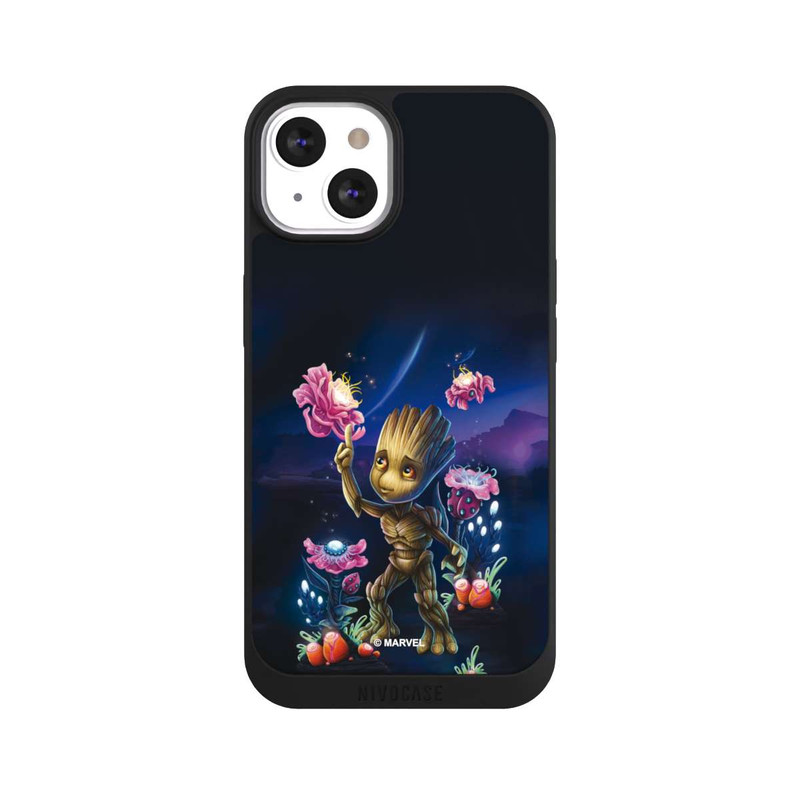 iPhone 13 NIVOpure Baby Groot Fleurs