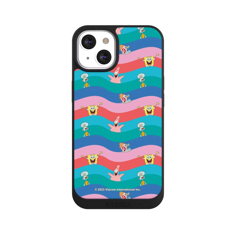 iPhone 13 NIVOpure Spongebob Freunde Bunte Wellen