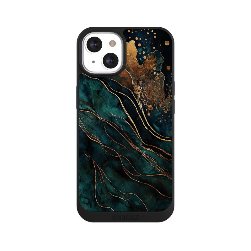 iPhone 13 NIVOpure Gold und Grün