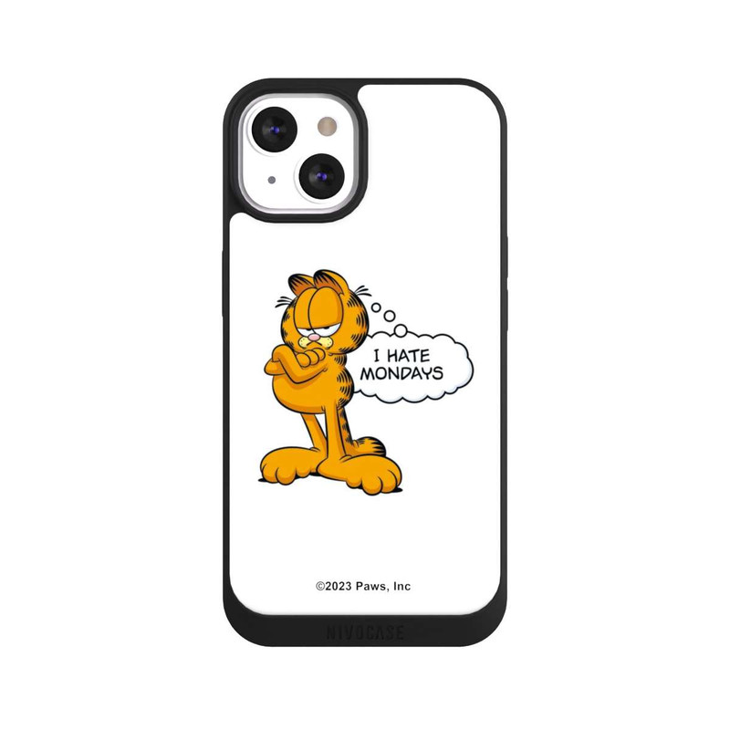iPhone 13 NIVOpure Garfield I Hate Mondays Weiß