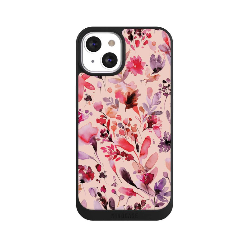 iPhone 13 NIVOpure Artsy Flowers Viva Magenta