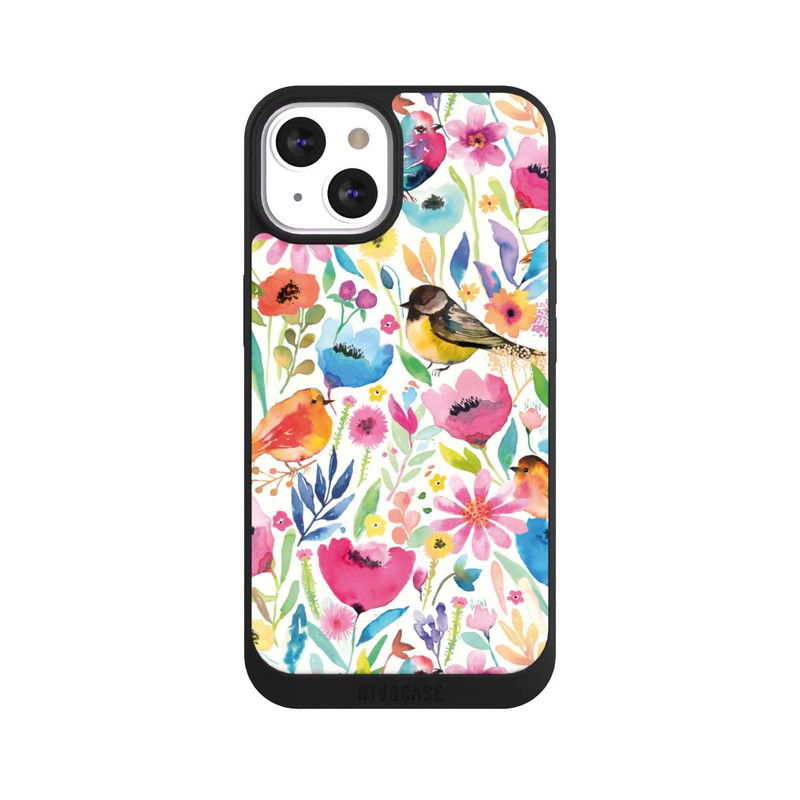 iPhone 13 NIVOpure Oiseaux et fleurs fantaisistes