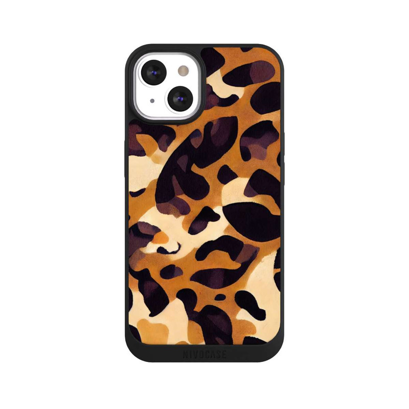 iPhone 13 NIVOpure motif lion marron clair