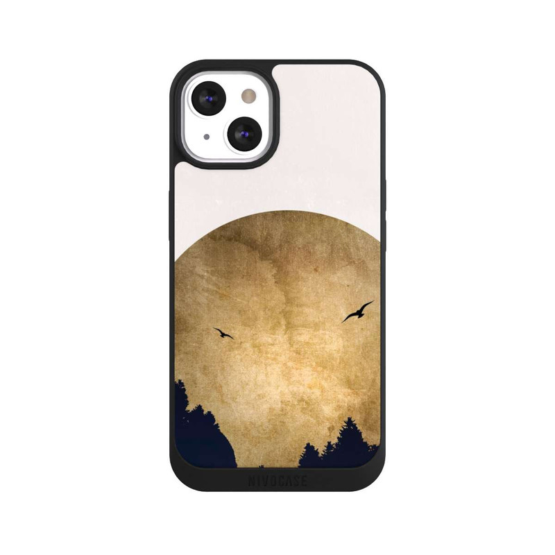iPhone 13 NIVOpure Deux oiseaux et la lune