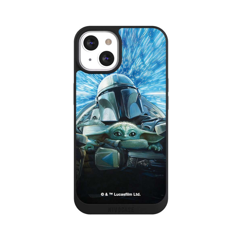 iPhone 13 NIVOpure Grogu et Mando Flying Blue