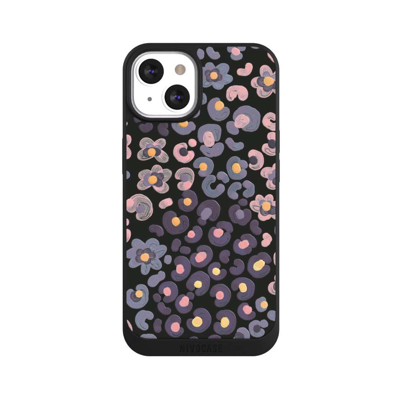 iPhone 13 NIVOpure Peau d'animal avec fleurs